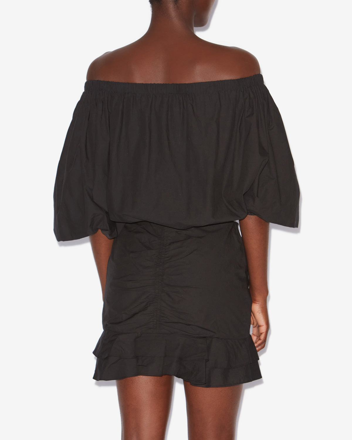 Top boule bertille en coton crispy - Noir - Woman - 3