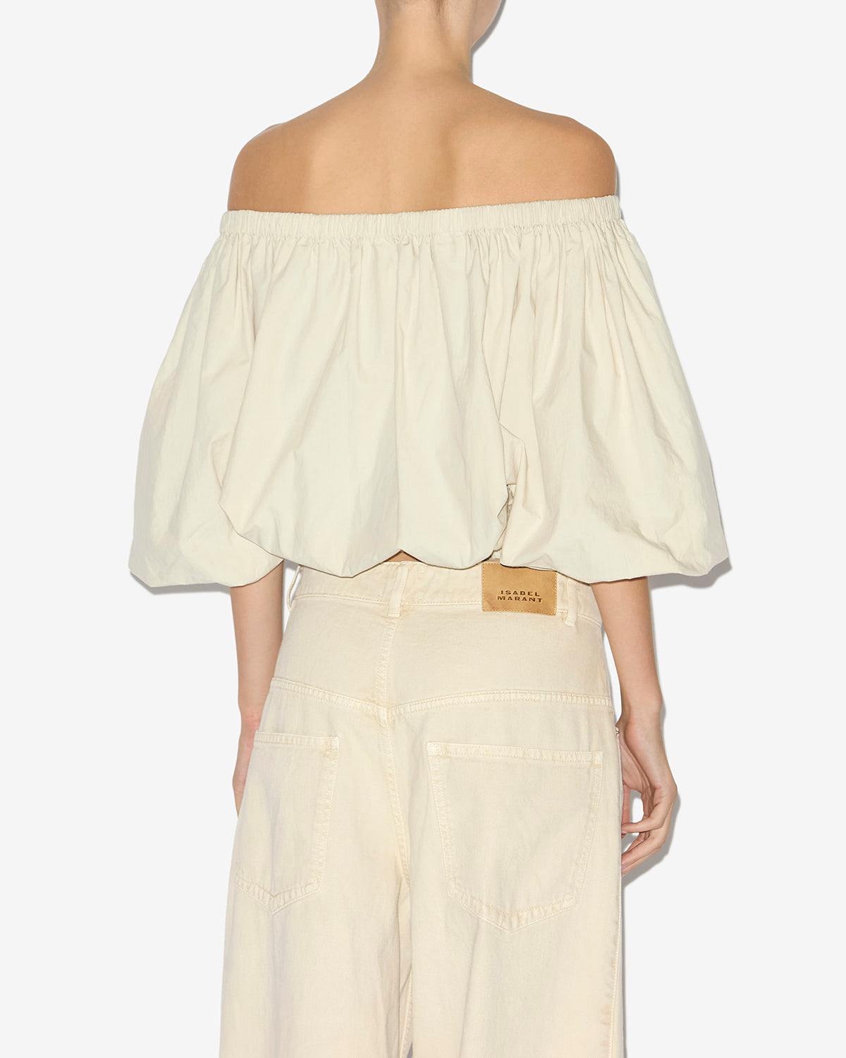 Kugel-top bertille aus crispy cotton - Naturfarben - Woman - 4