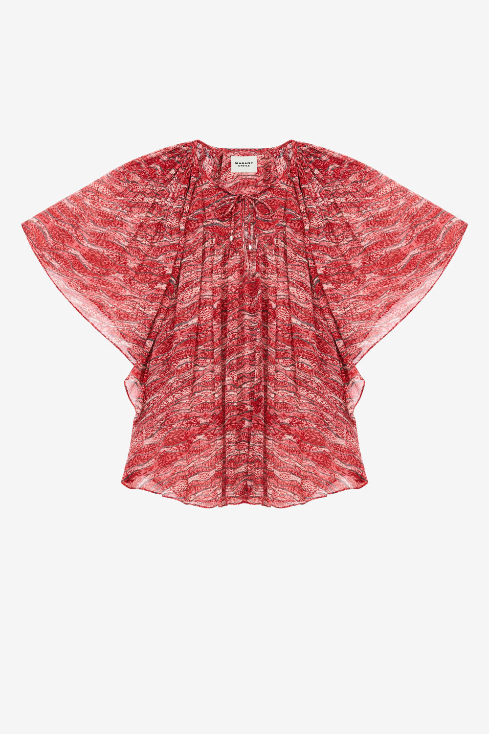 Top de muselina estampada neslya - Rojo - Woman - 1