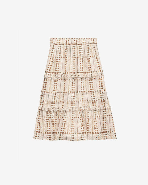 DIYA SKIRT Woman ecru | ISABEL MARANT Official online store