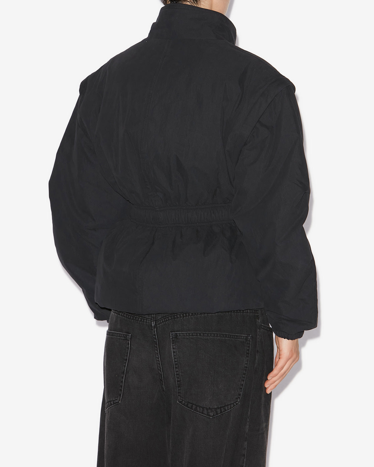 Manteau dastyni en coton matelassé - Noir - Woman - 4