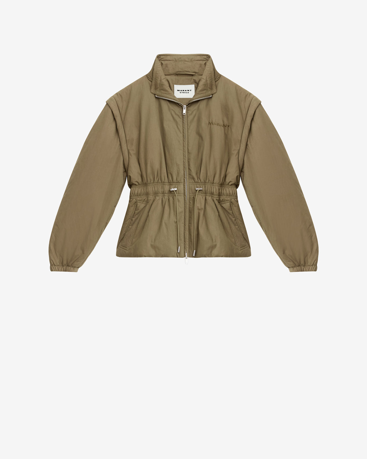 Manteau dastyni en coton matelassé - Kaki - Woman - 5
