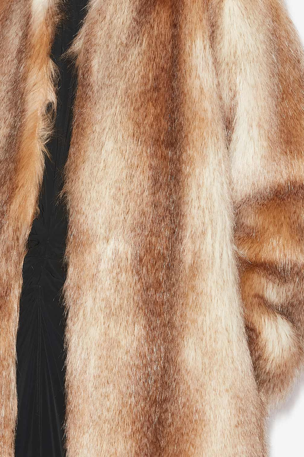 Alberta long faux fur coat - Natural - Woman - 3