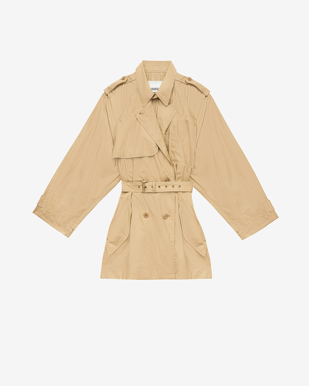 Trenchcoat franny aus beschichtetem leinen - Beige - Woman - 5