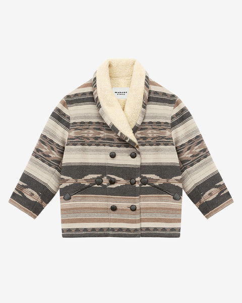 DORCAS COAT Woman black | ISABEL MARANT Official online store