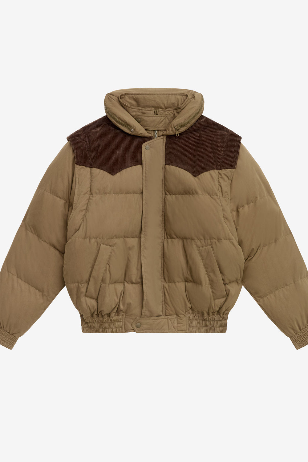 Manteau doudoune yuri en coton - Kaki - Man - 1