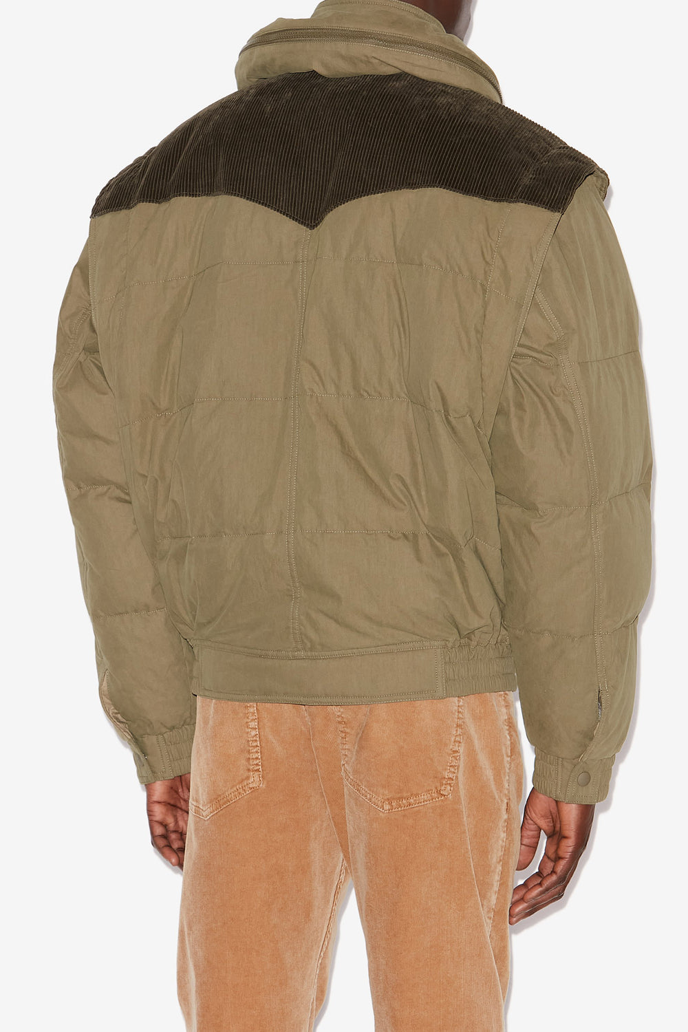 Manteau doudoune yuri en coton - Kaki - Man - 5