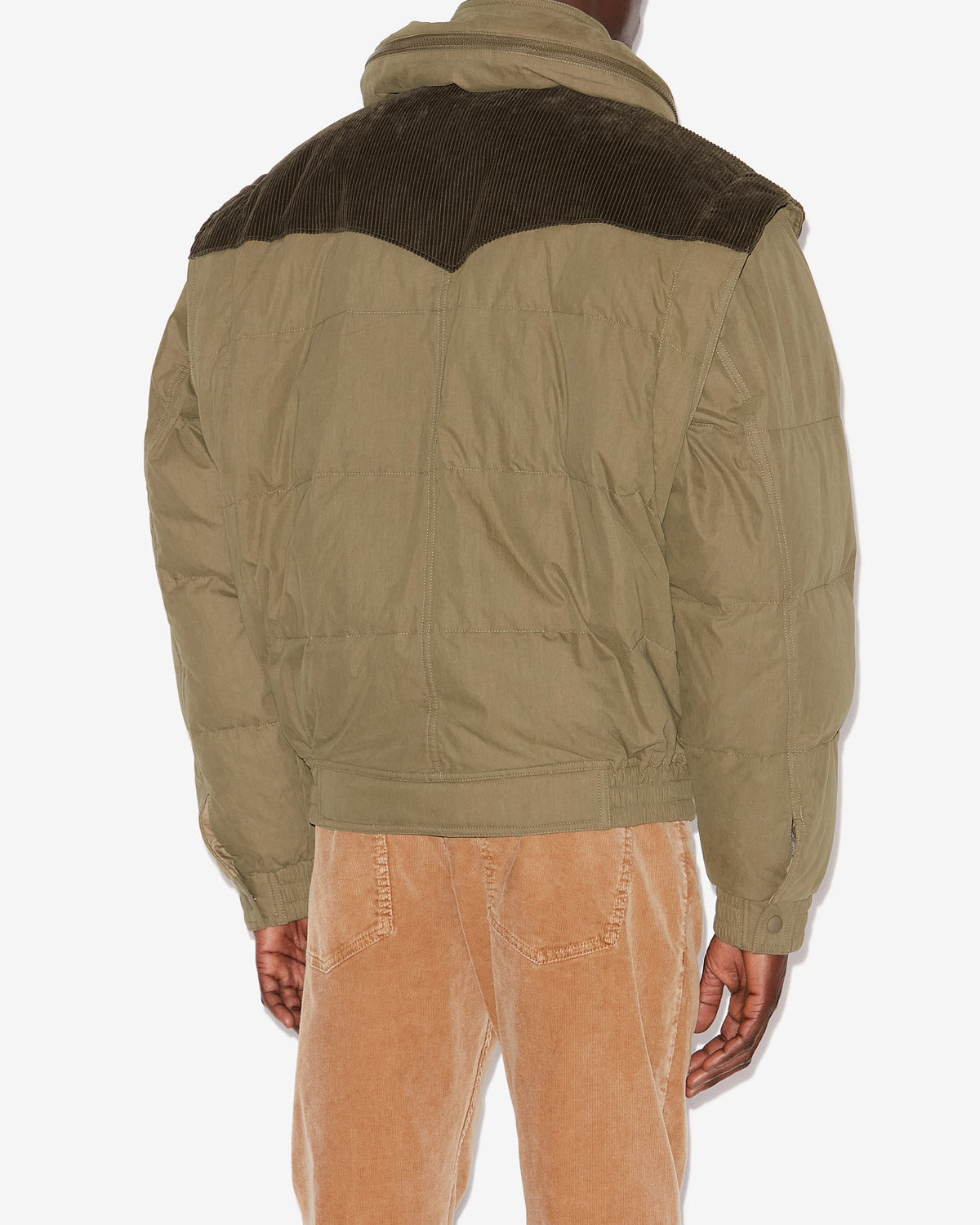 Yuri cotton down coat - Khaki - Man - 4