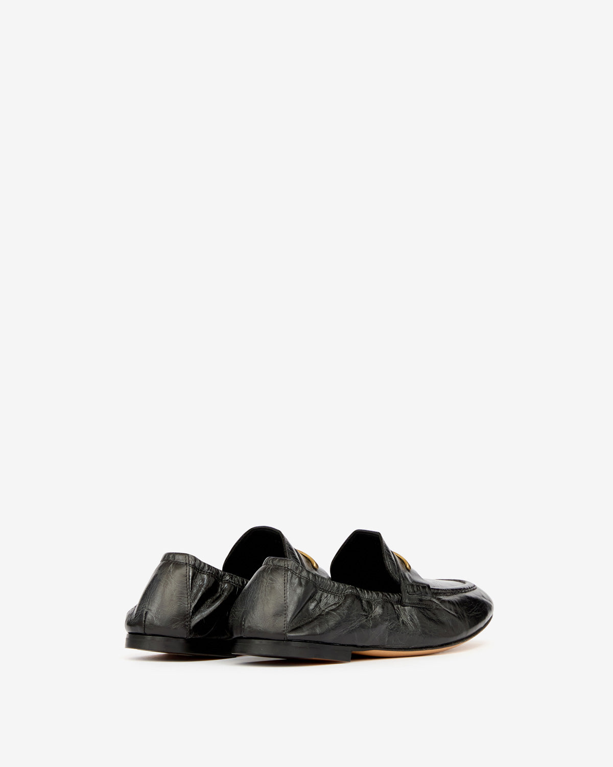 Iseri cowhide leather loafers - Black - Woman - 2