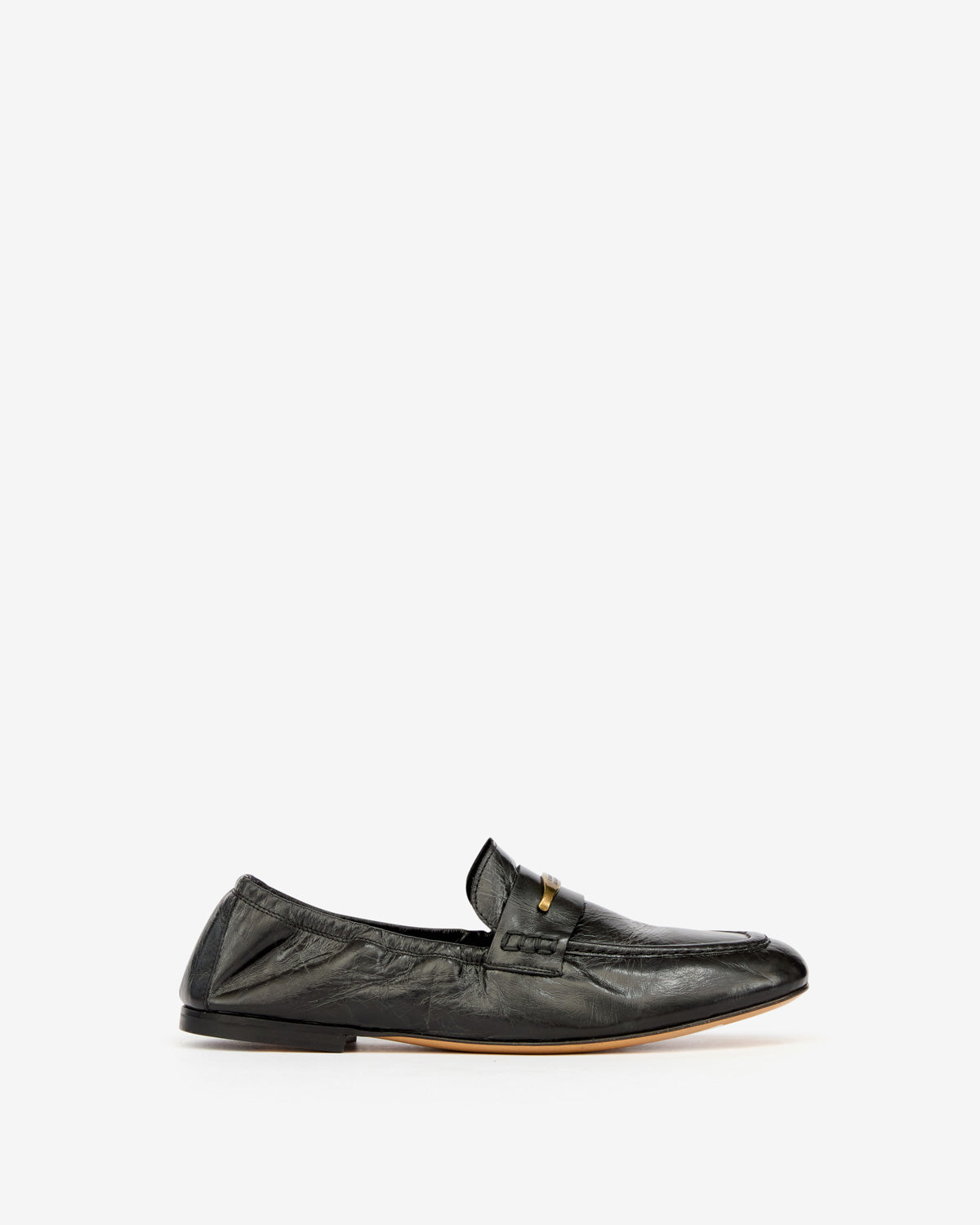 Iseri cowhide leather loafers - Black - Woman - 1
