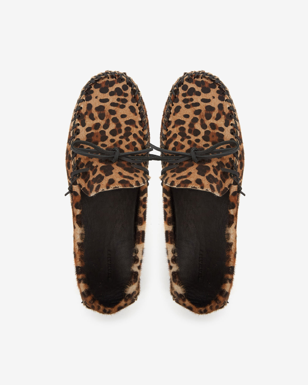 Fitzo printed leather loafers - Leopard - Man - 4