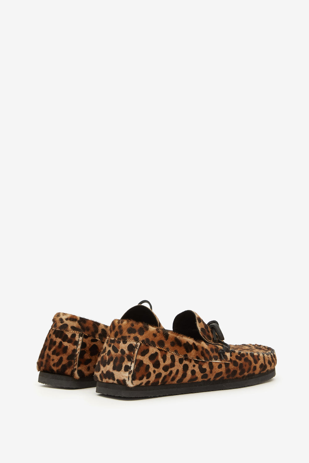Mokassins fitzo aus bedrucktem leder - Leopard - Man - 2
