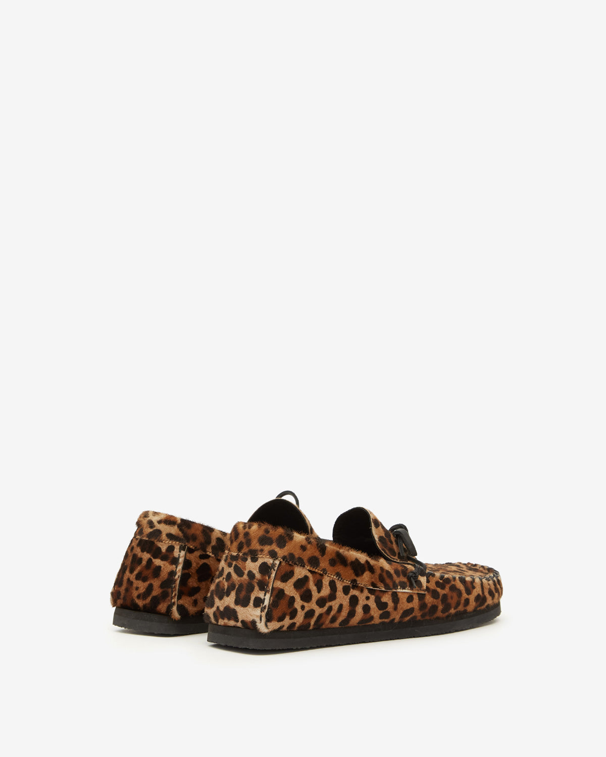 Fitzo printed leather loafers - Leopard - Man - 2