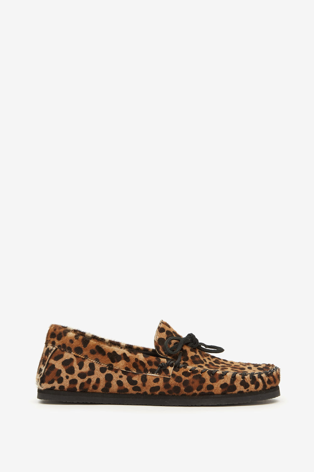 Mokassins fitzo aus bedrucktem leder - Leopard - Man - 1