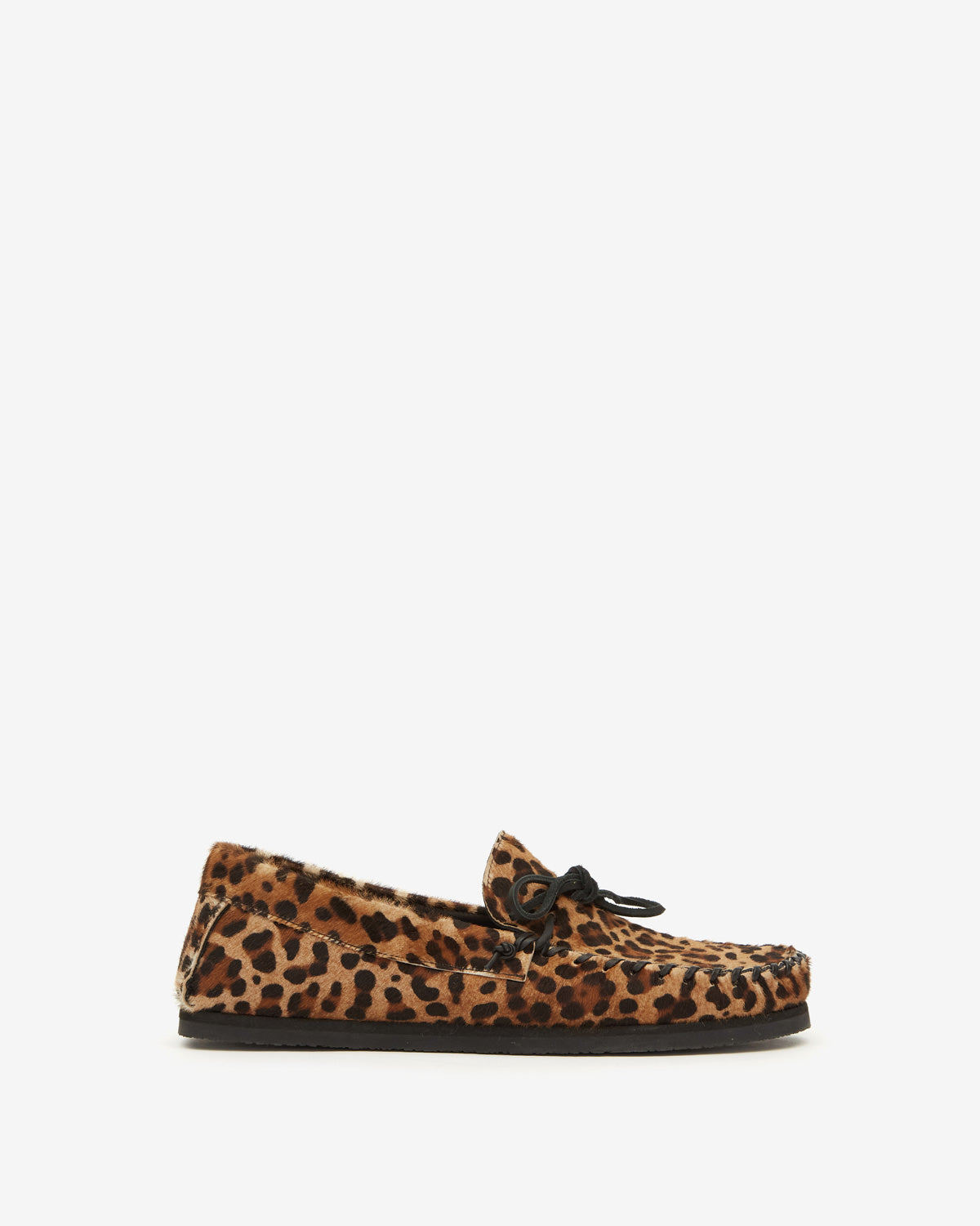 Fitzo printed leather loafers - Leopard - Man - 1