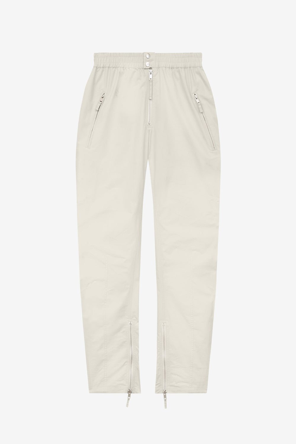 Yilsen pants with zippers - Ecru - Man - 1