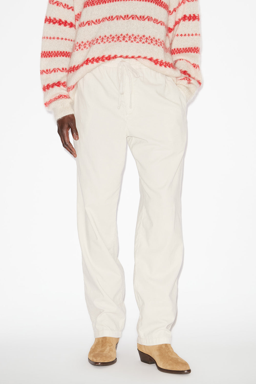 Nirlen corduroy pants - Ecru - Man - 4