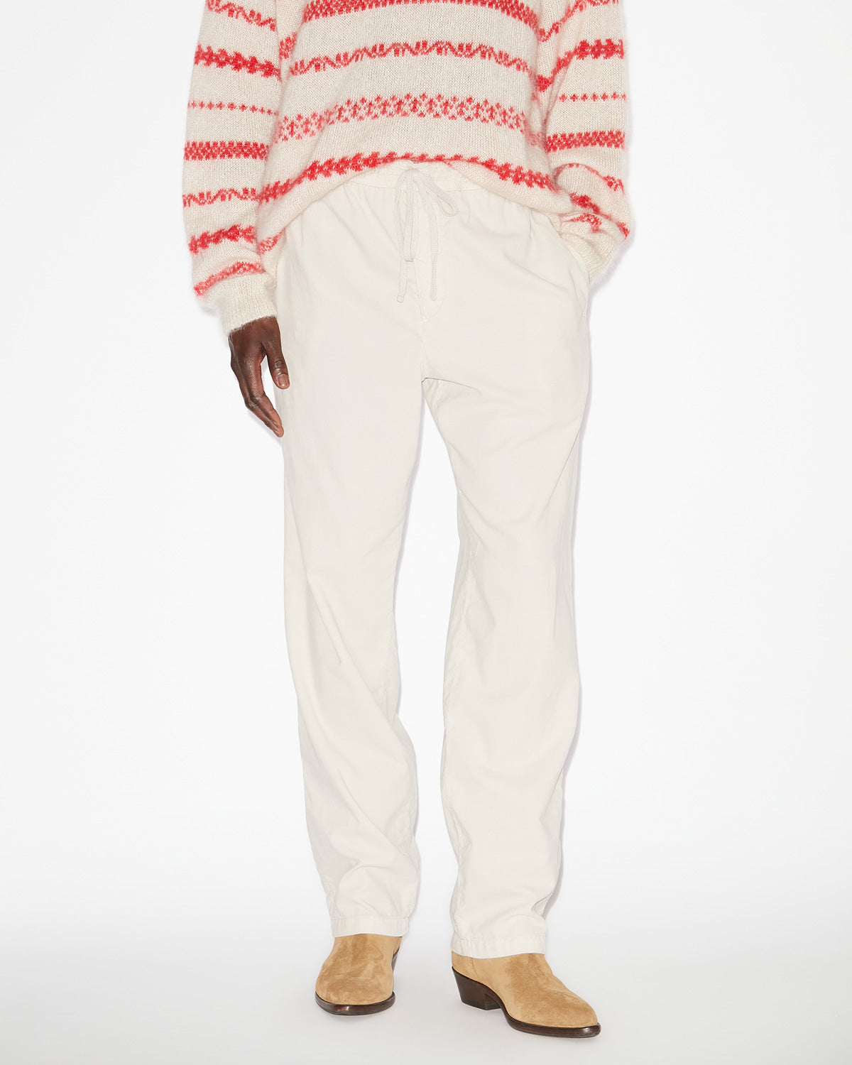 닐렌 코듀로이 팬츠 - 에크루 - Man - 3