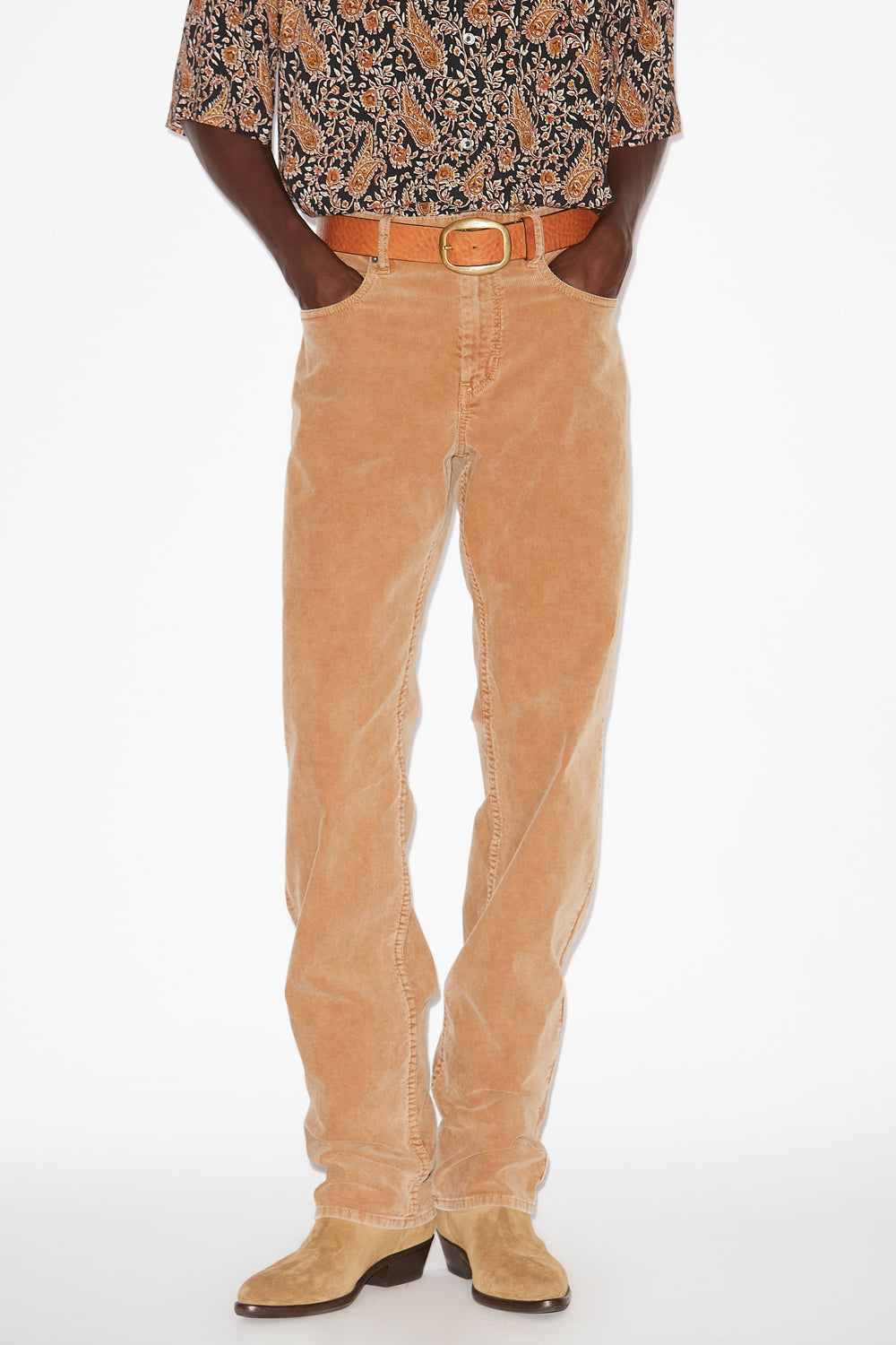 루이스 코듀로이 팬츠 - Camel - Man - 4