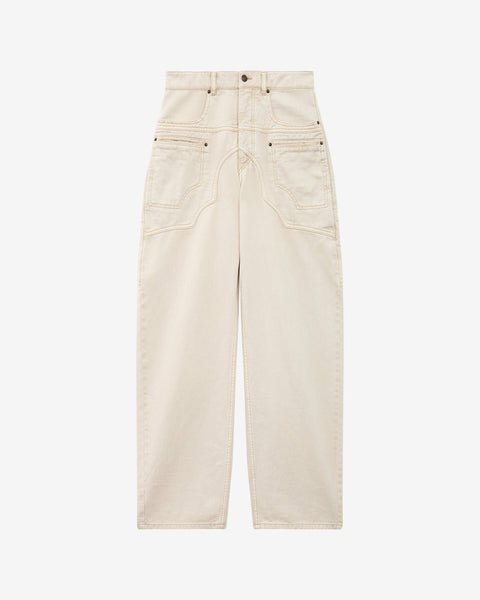デニム・ジーパン ISABEL MARANT Woman Jeans Beige PA0164FAA3H64I 23EC 24PPA0195FB-B1H07I-30LU-A.jpg?
