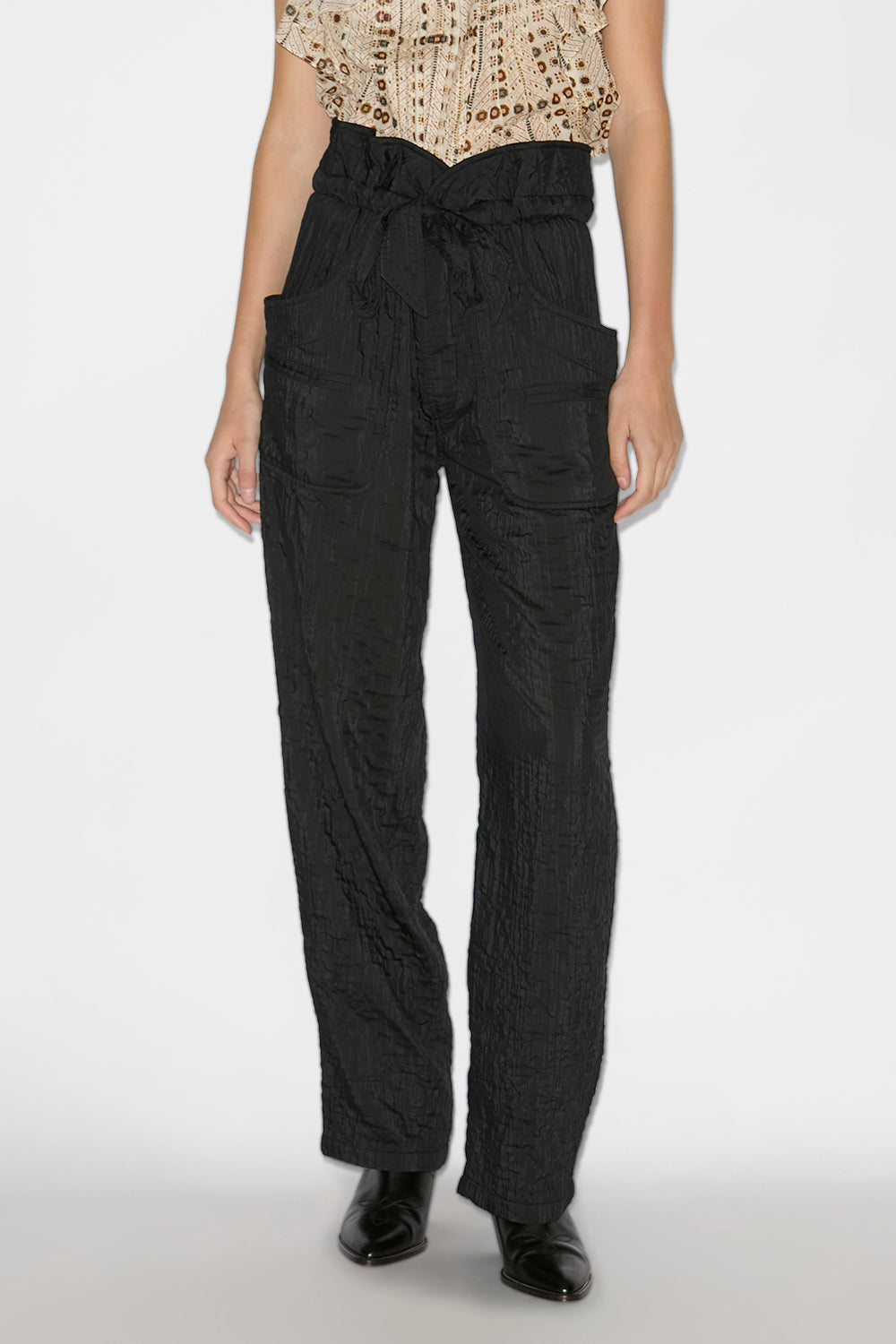 Pantalon serida inspiration baroudeur  - Noir - Woman - 4