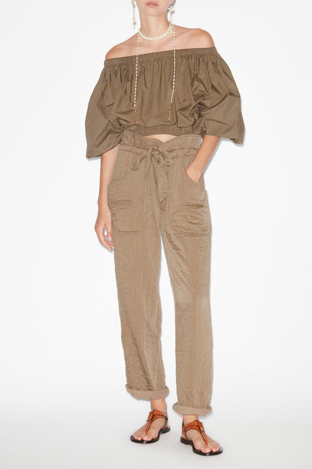 Pantalon serida inspiration baroudeur  - Kaki - Woman - 2