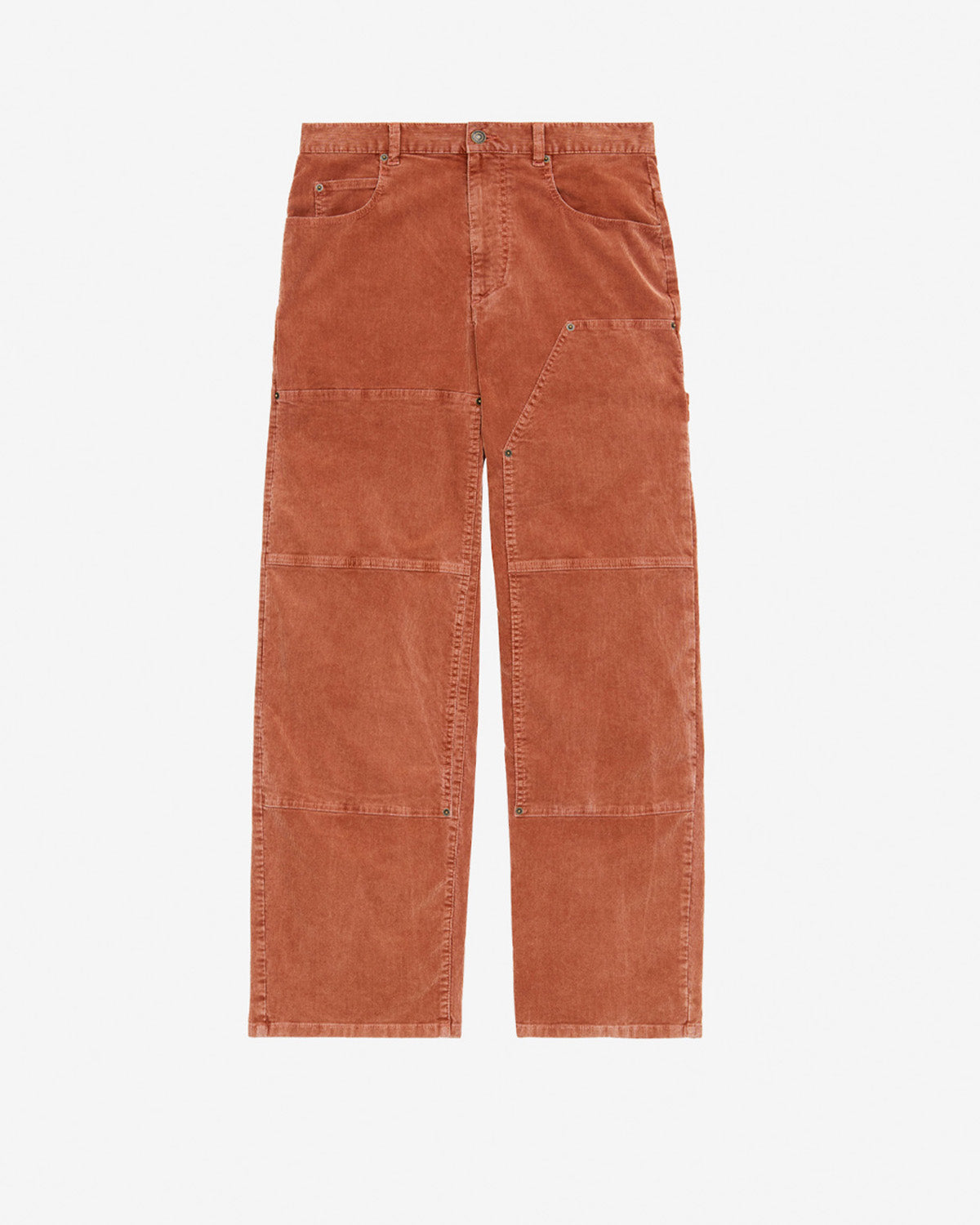 Pantalon large lorson en velours côtelé - Orange - Man - 5