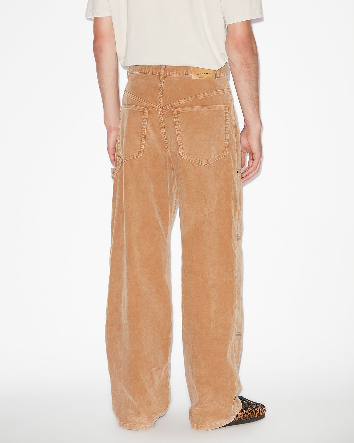 Pantalon large lorson en velours côtelé - Camel - Man - 4
