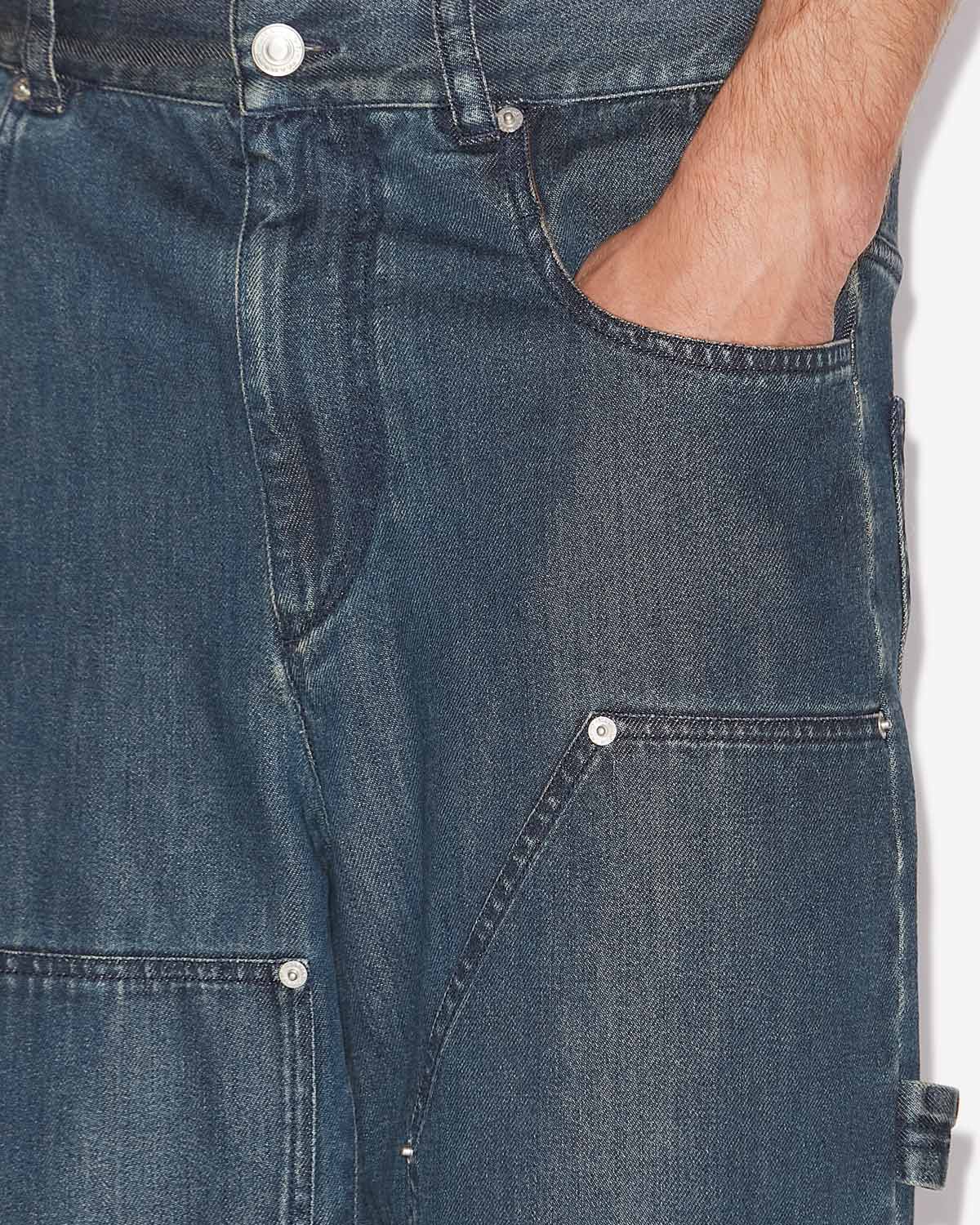Jeans orson ampi in denim sottile - Blu - Man - 2