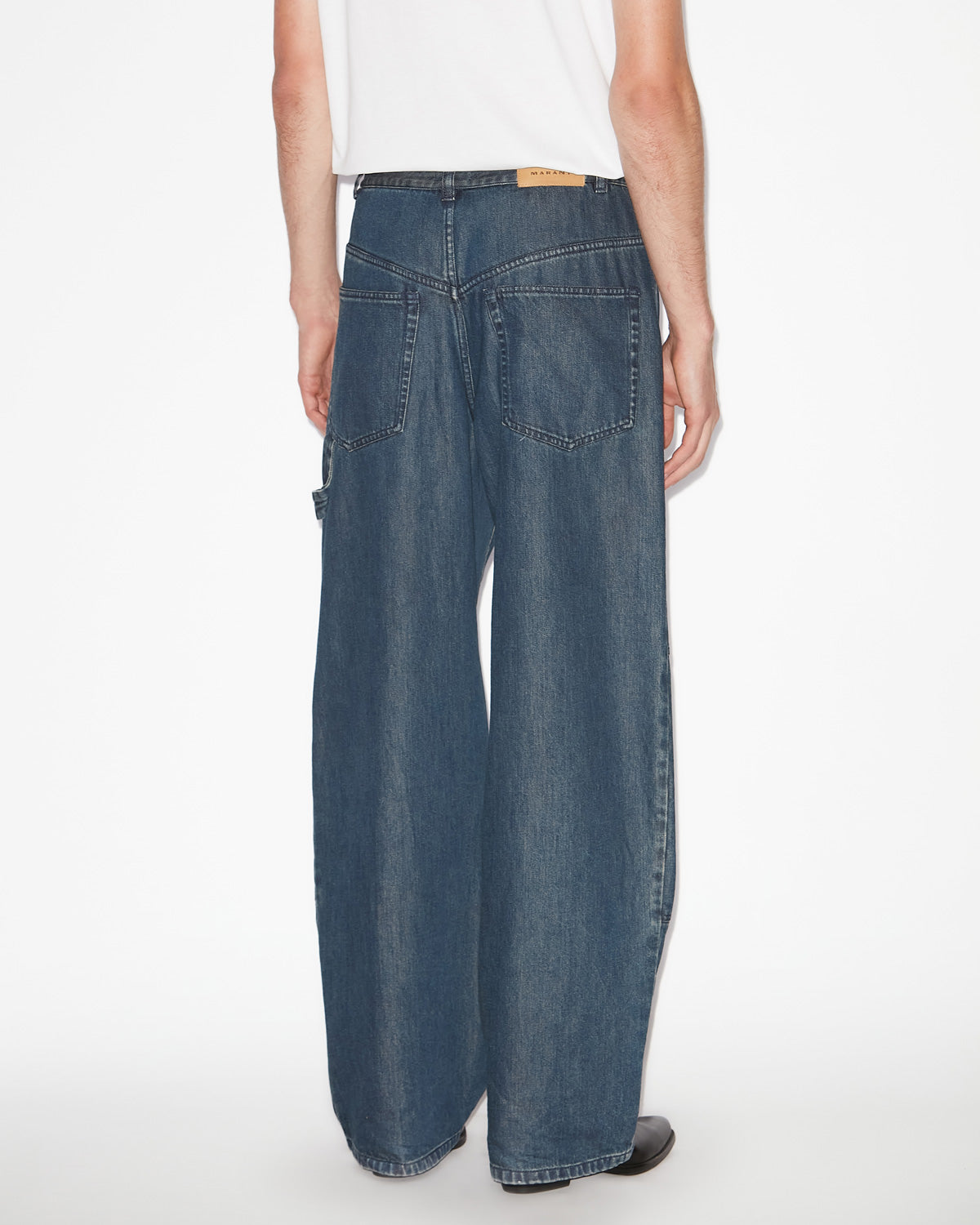 Jeans orson ampi in denim sottile - Blu - Man - 4