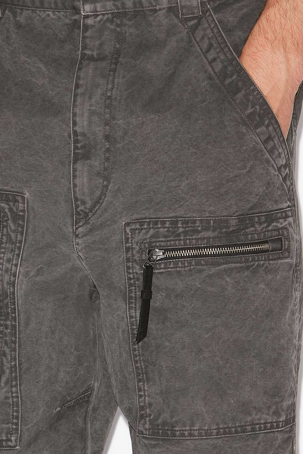 Kleber coated cotton pants - Black - Man - 3