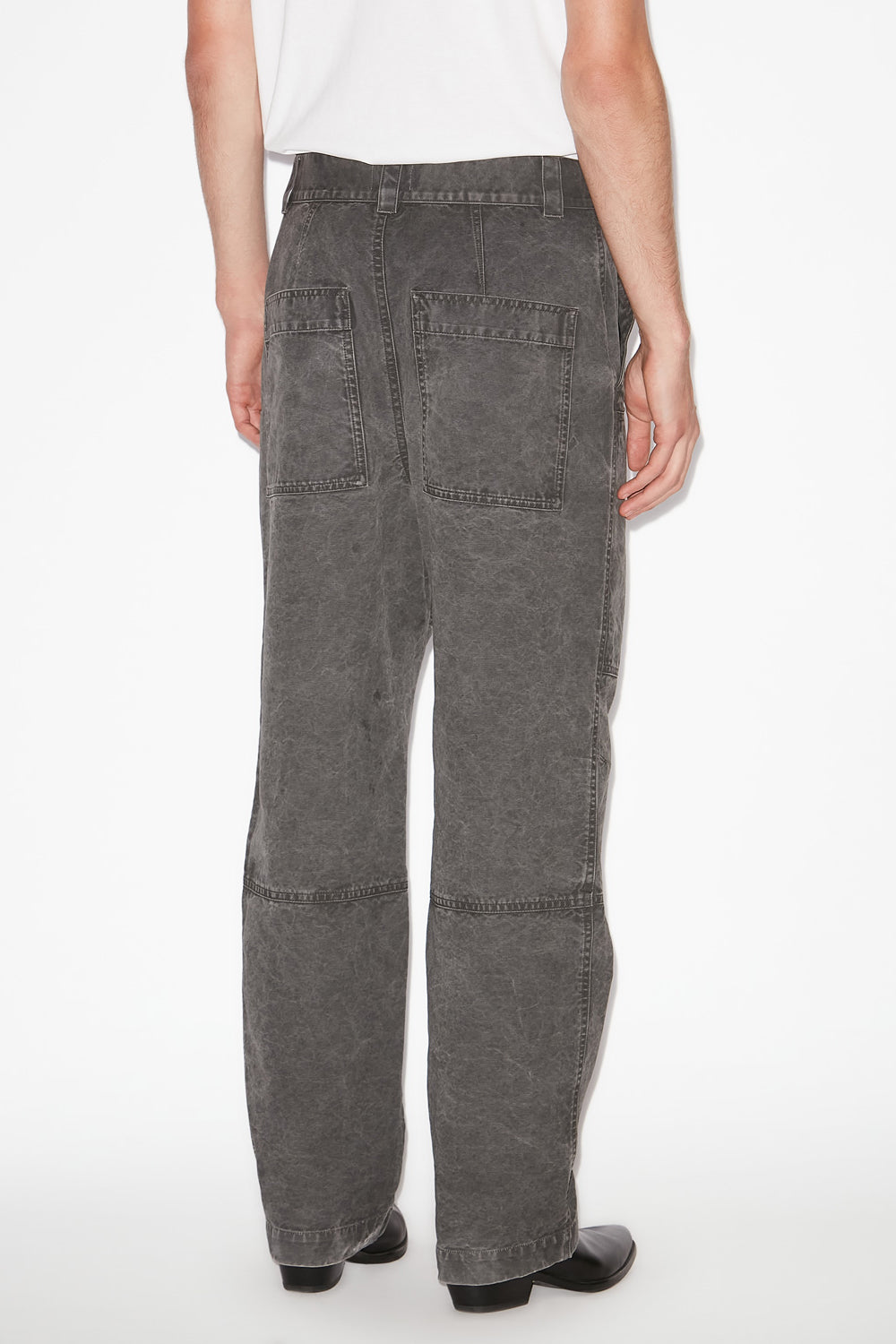 Kleber coated cotton pants - Black - Man - 5