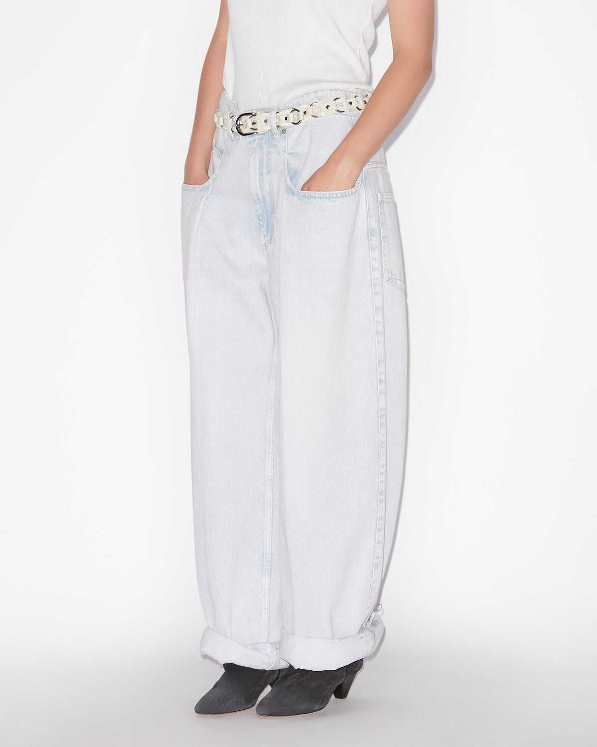 Pantaloni rachelle Woman Azzurro 5