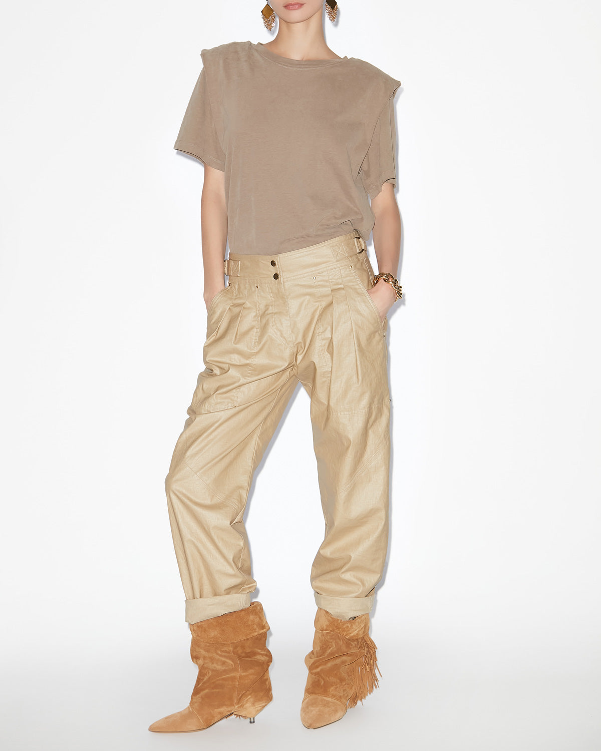 Fidji pants Woman Beige 4