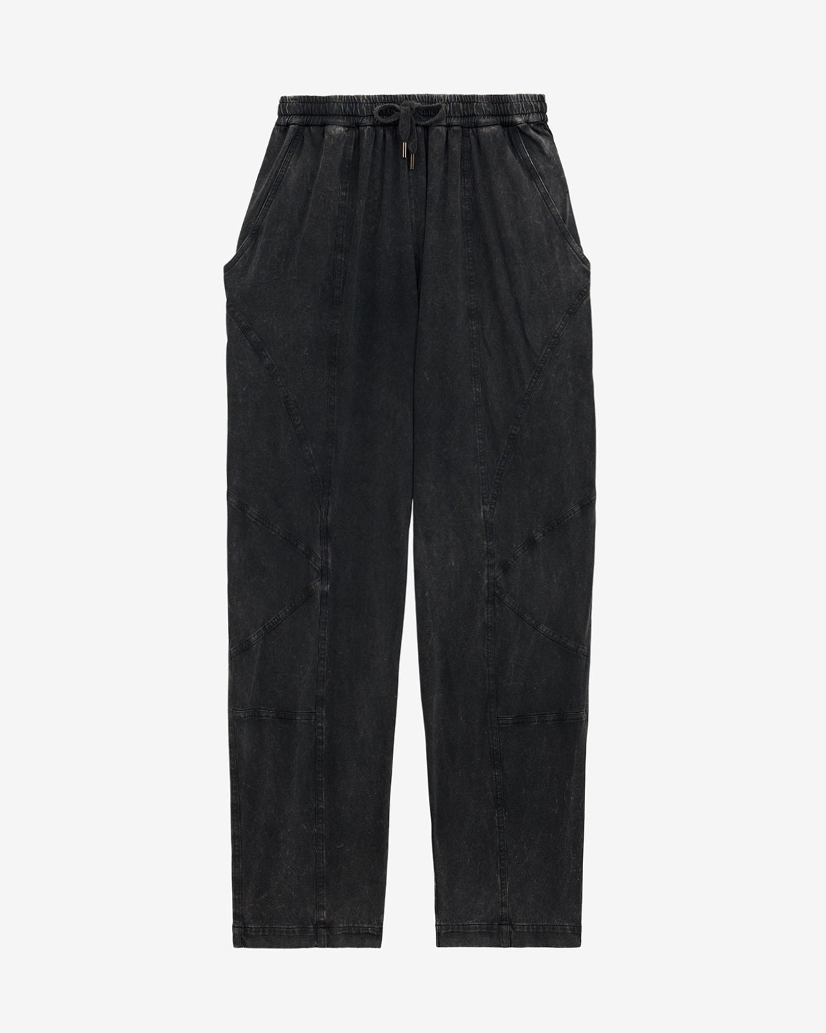 Pantalon regina en jersey délavé  - Noir délavé - Woman - 5