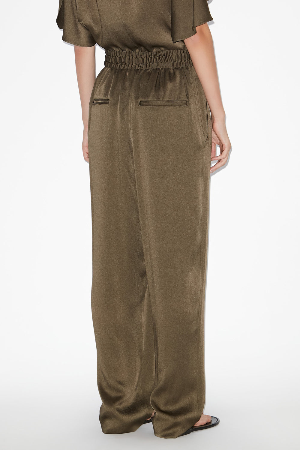 Pantalon kendry en satin - Bronze - Woman - 5