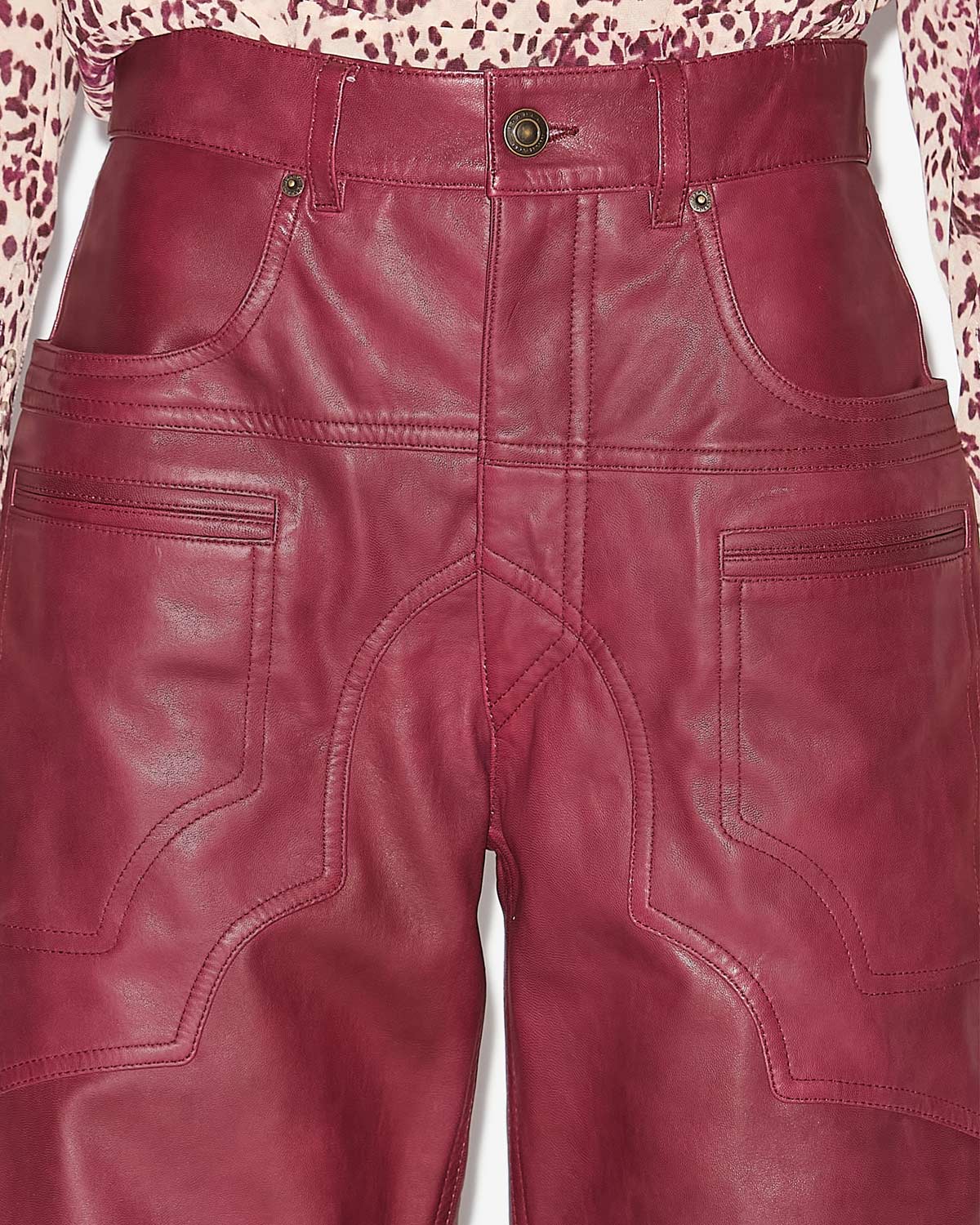 Breydi pants Woman Berry 2