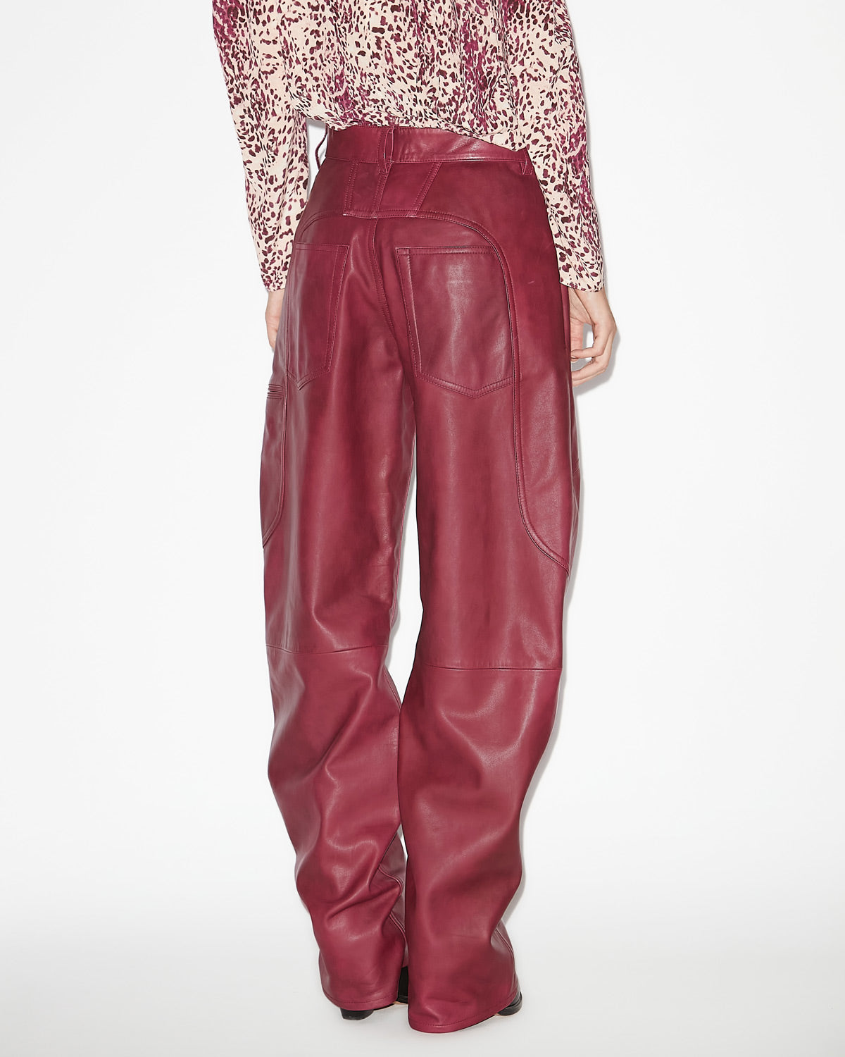 Breydi pants Woman Berry 3