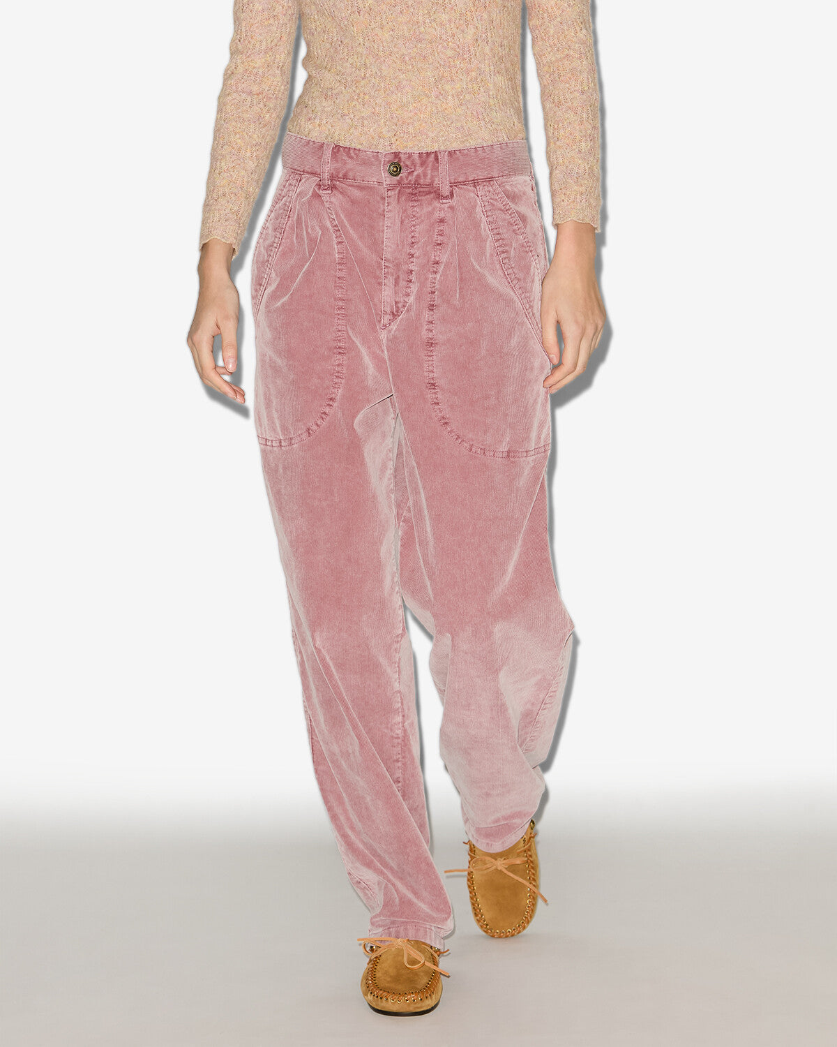 Pantaloni onyta Woman Sepia pink 5