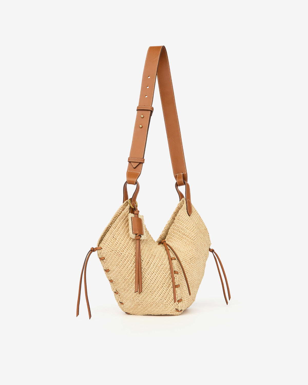 Bolso losange mini Woman Natural and cognac 1