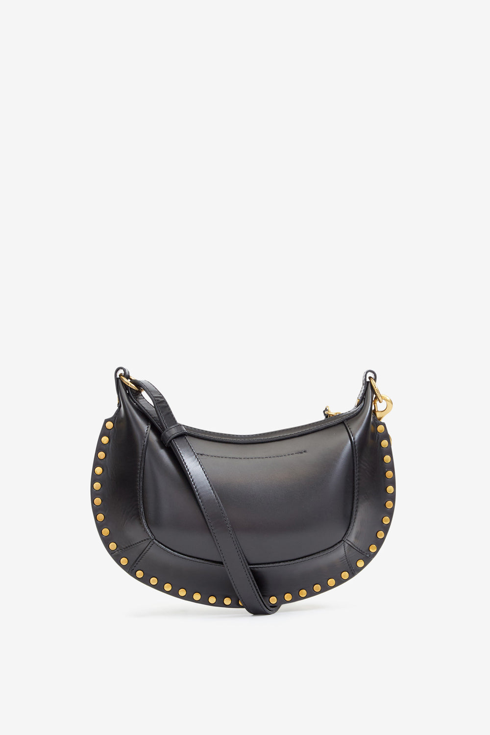 Bolso bandolera oskan moon de cuero suave con motivos gráficos y tachuelas - Negro - Woman - 2