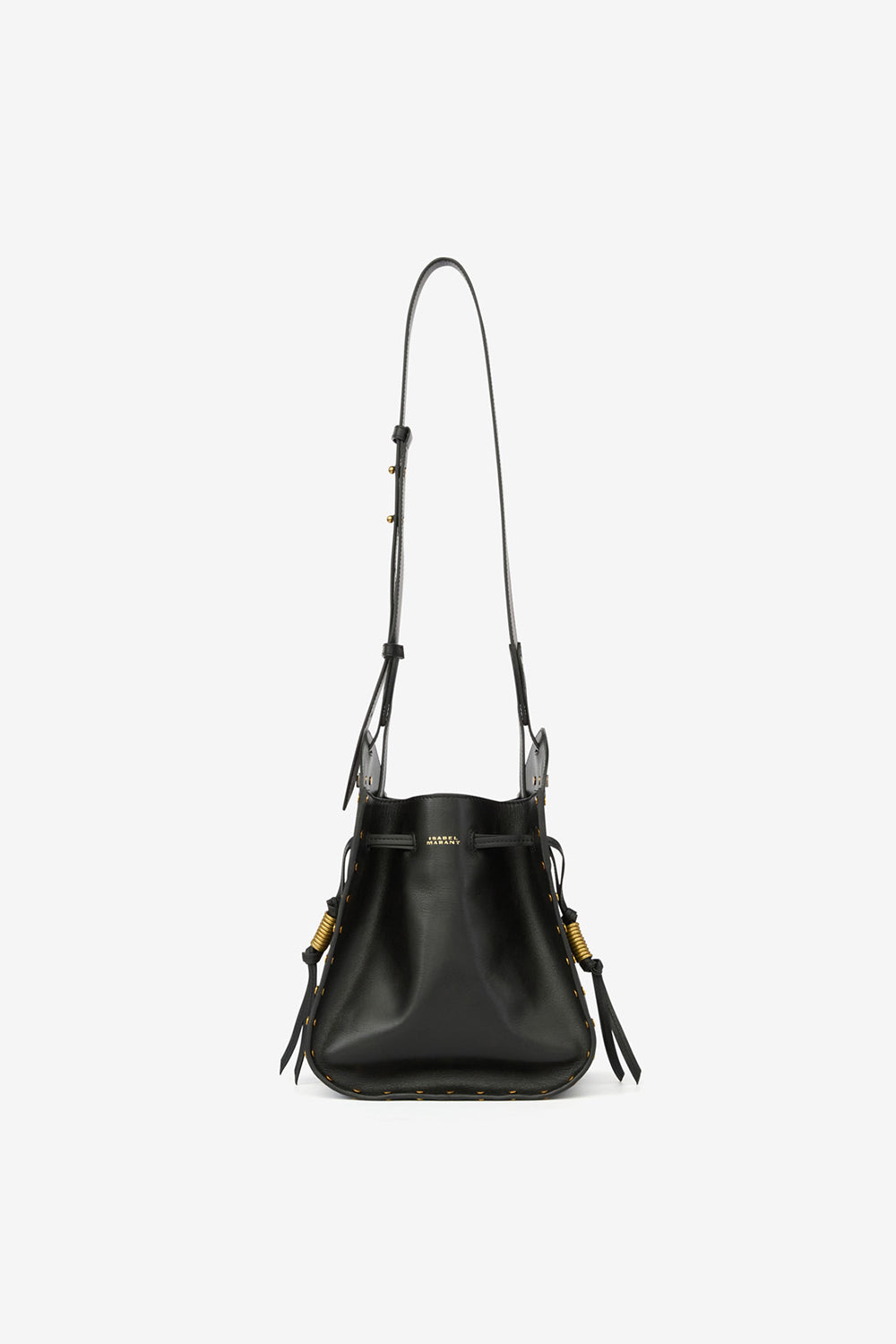 Eimertasche silao aus glattem vachetteleder - Schwarz - Woman - 5