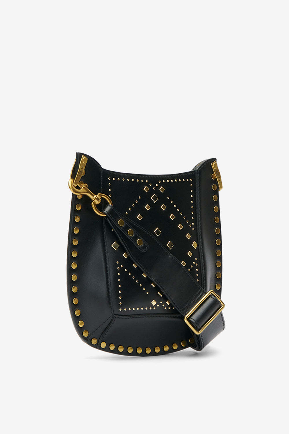 Sac nasko en cuir à motifs graphiques cloutés - Noir - Woman - 4