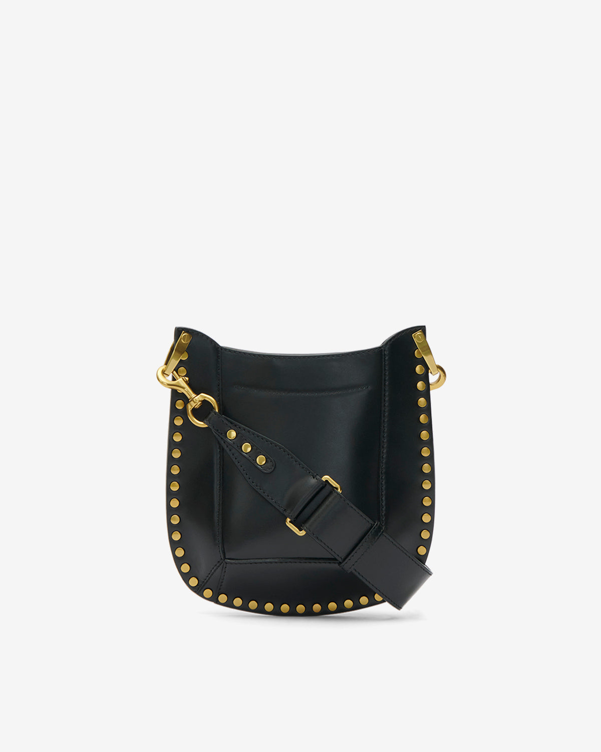 Bolso nasko de cuero suave con motivos gráficos y tachuelas - Negro - Woman - 2