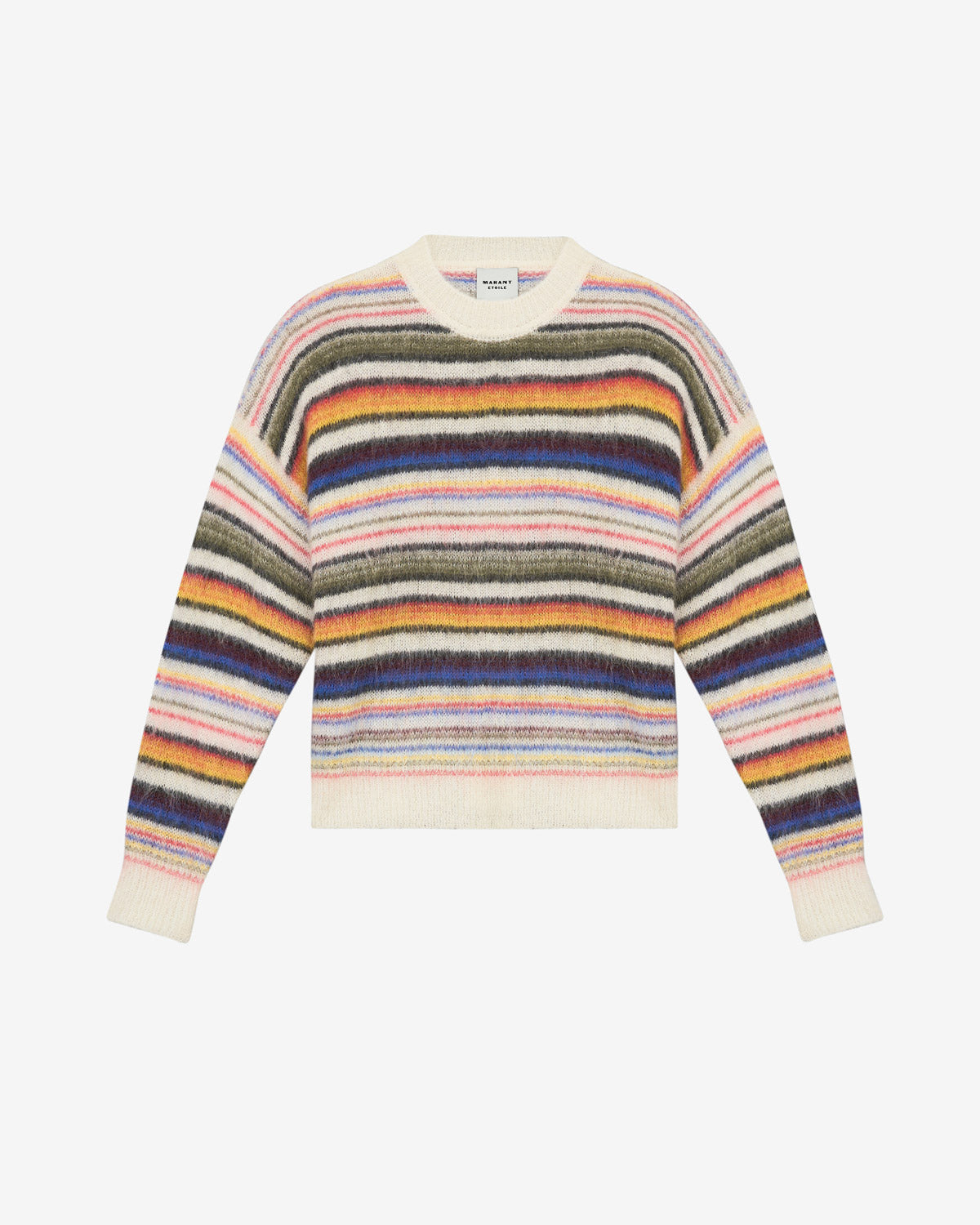 Drussell striped brushed mohair sweater - Multicolor - Woman - 5