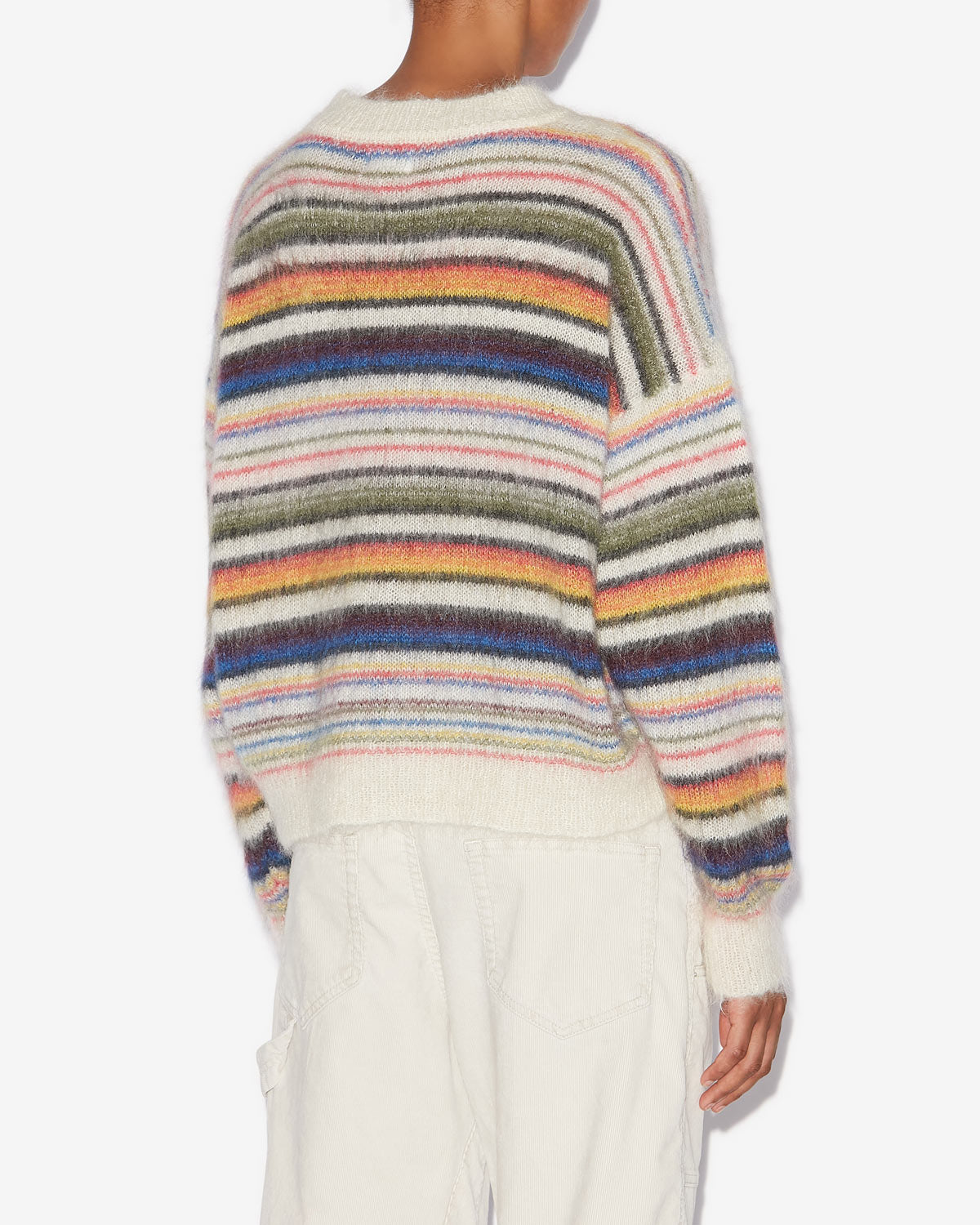 Drussell striped brushed mohair sweater - Multicolor - Woman - 4