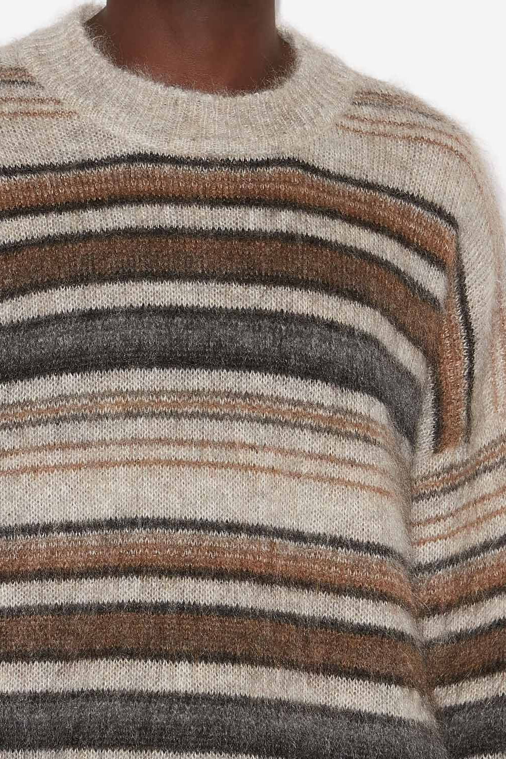 드뤼셀 알파카 니트 스웨터 - Camel - Man - 3