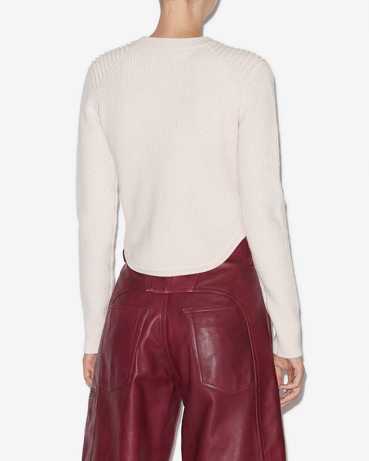 Maglione nust in lana merino a coste - Nude - Woman - 4
