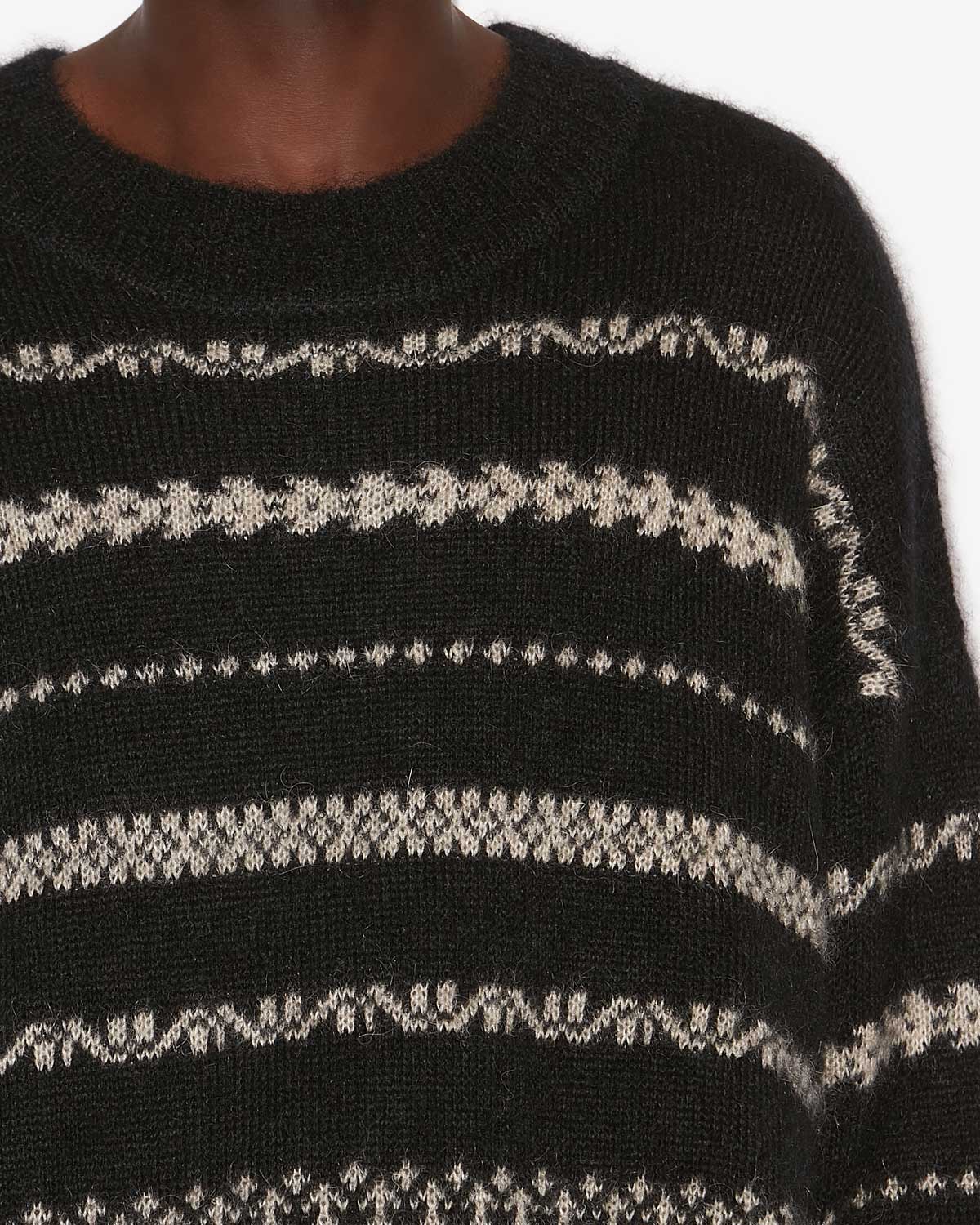 Amory sweater Man Black-beige 2