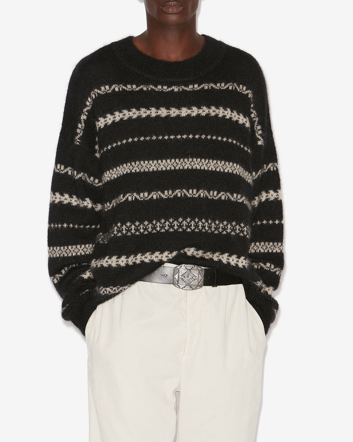 Amory sweater Man Black-beige 5